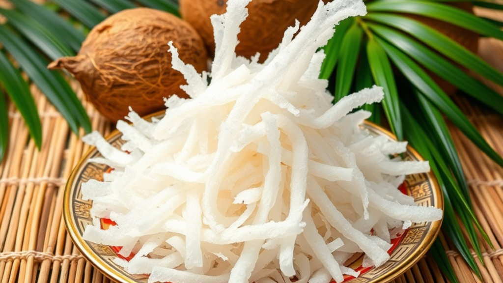 mứt dừa ngày tết